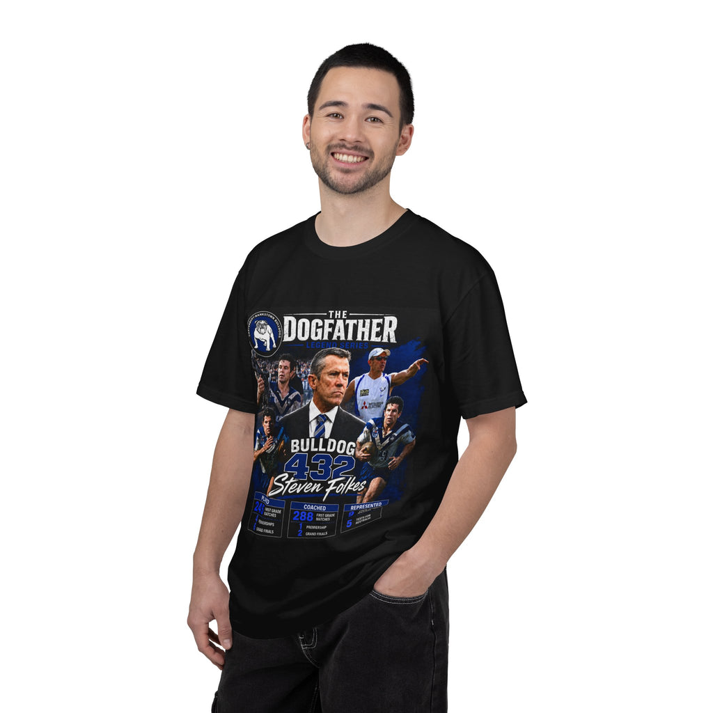 The Dogfather Bulldog #432 Steven Folkes T-Shirt | Sports Tribute Shirt