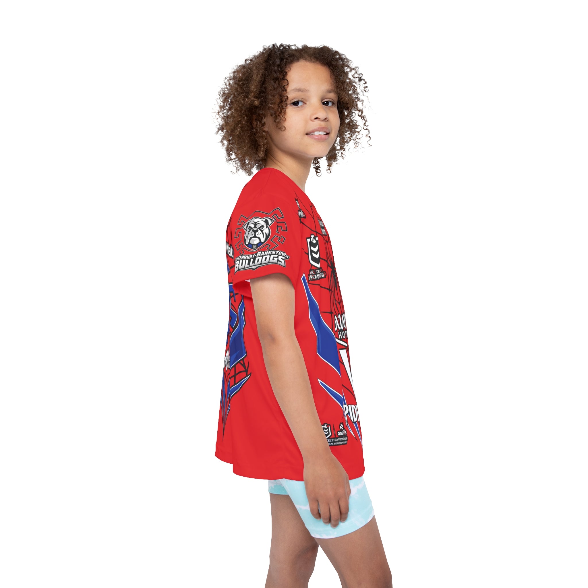 Spider-Dog Kids Sports Jersey Tshirt