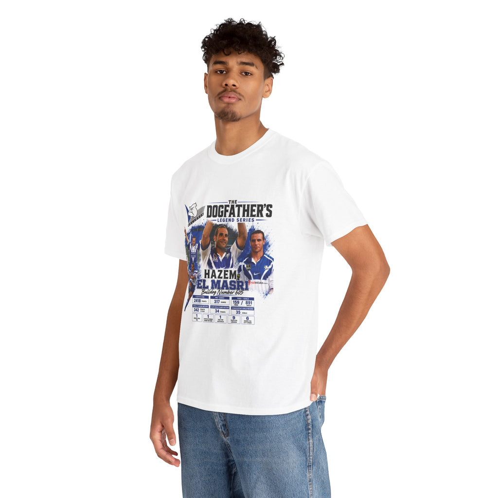The Dogfather Legends Tribute Series. Hazem El Masri! Hall of Famer!Unisex Heavy Cotton Tee