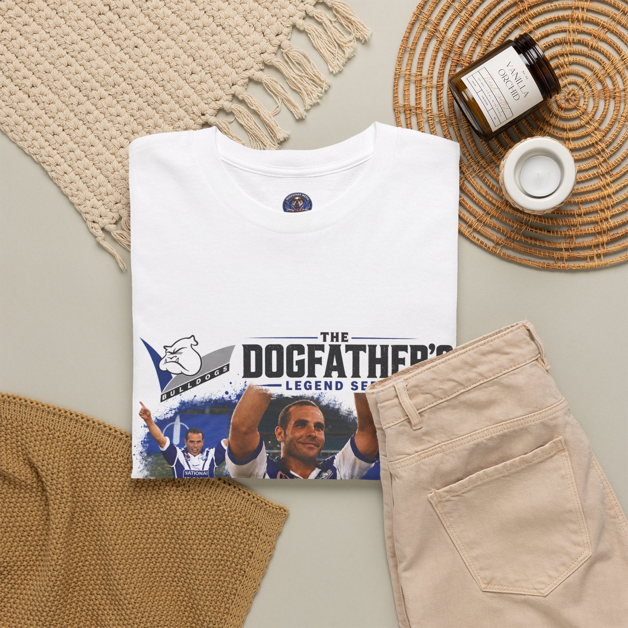 The Dogfather Legends Tribute Series. Hazem El Masri! Hall of Famer!Unisex Heavy Cotton Tee