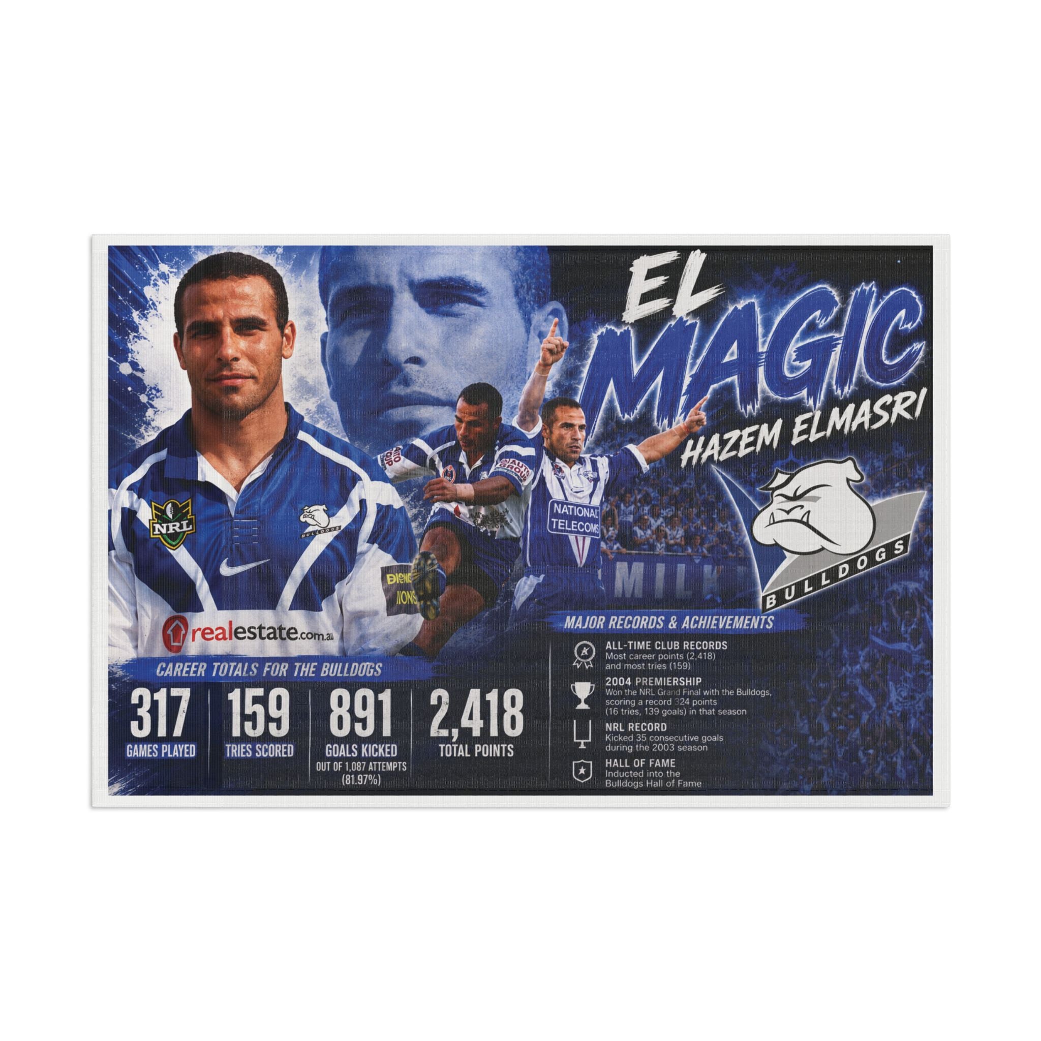 El Magic fan Flag