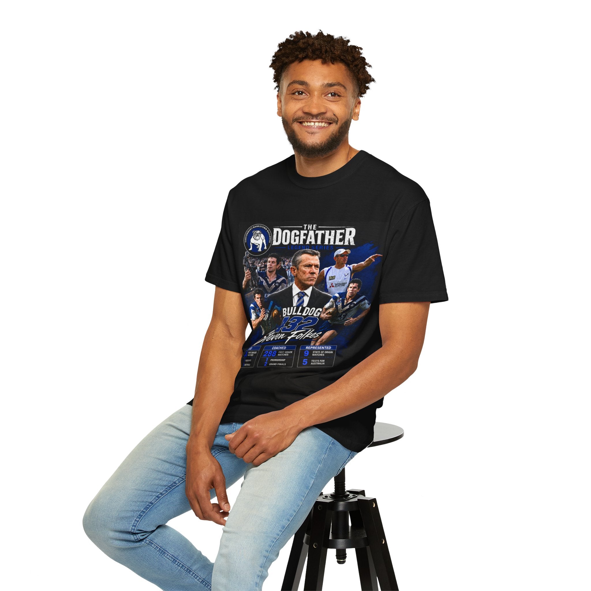 The Dogfather Bulldog #432 Steven Folkes T-Shirt | Sports Tribute Shirt
