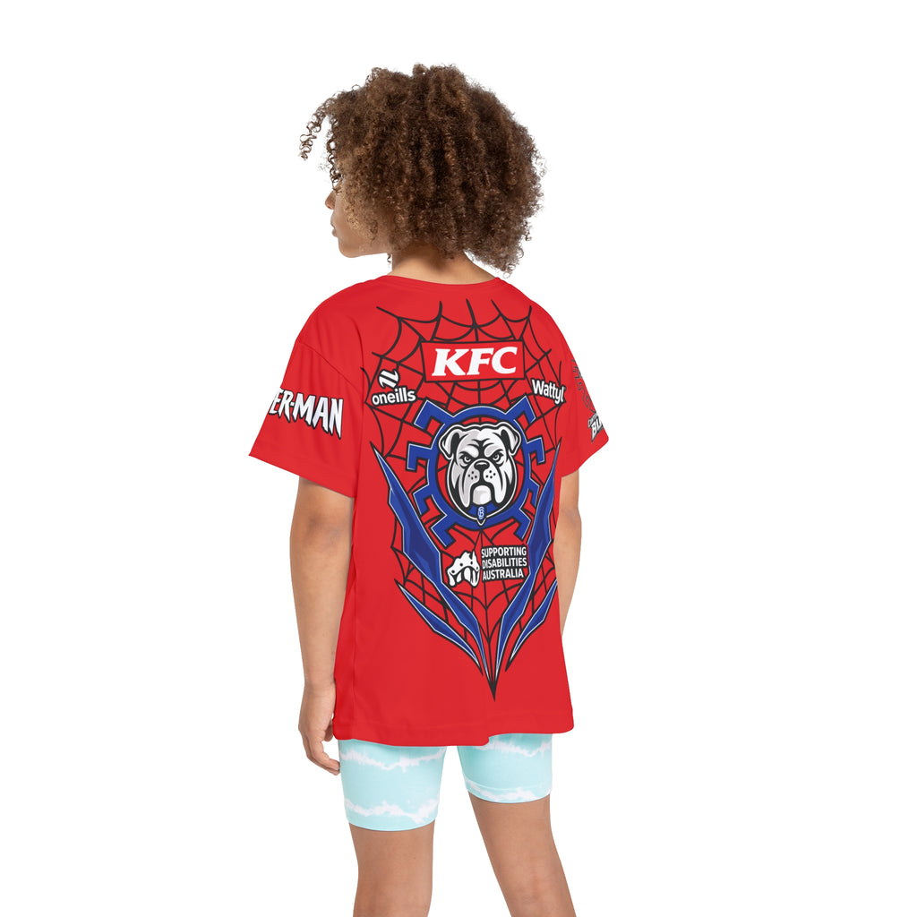 Spider-Dog Kids Sports Jersey Tshirt